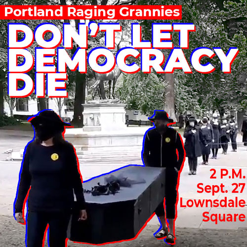 “Don’t Let Democracy Die” March