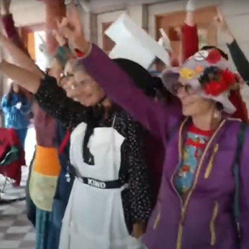 Portland Raging Grannies Dancing One Tribe