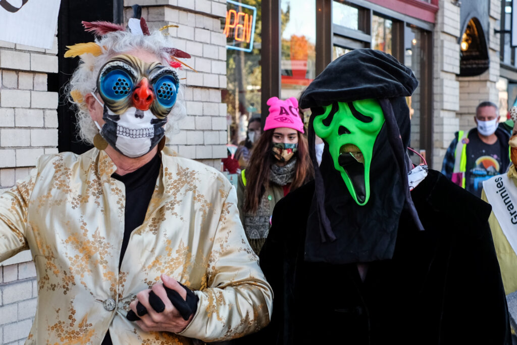 XR Halloween Protest, October 31, 2020 (Credit: K. Kendall)