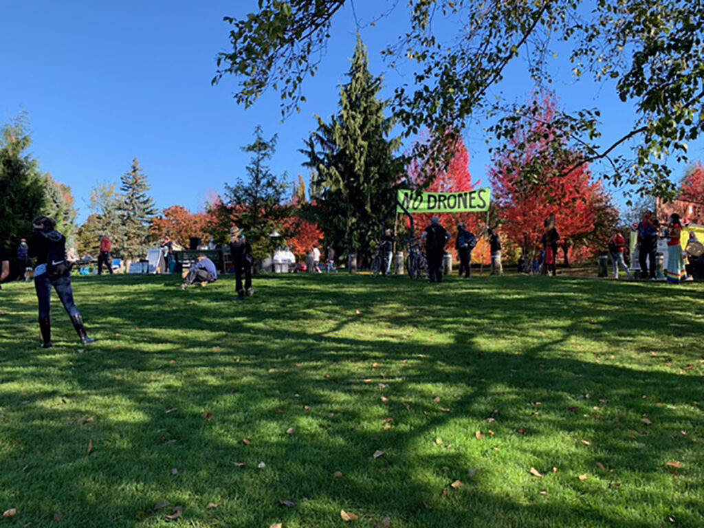 No Military Drone Testing in Portland, November 1, 2020