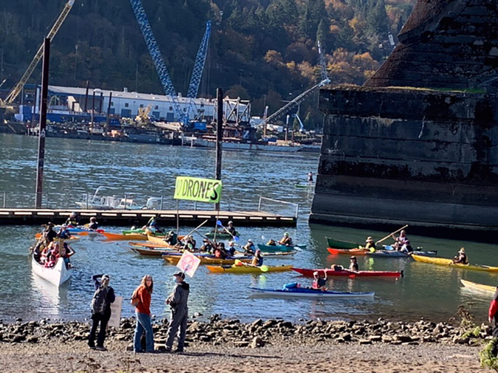 No Military Drone Testing in Portland, November 1, 2020